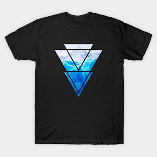 Inverted Triangles Glacier T-Shirt